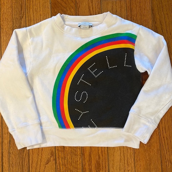 Stella McCartney Kids Other - STELLA McCartney Kids Rainbow Logo Crop Sweatshirt 8